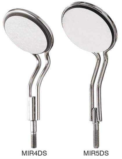Hu-Friedy Cone Socket Front Surface Mouth Mirror, Double-Sided, #4 Rhodium-Coated, 22 mm, 3/Pk, MIR4DS/3 thumbnail 11