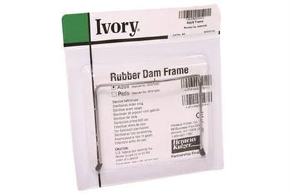 Ivory Rubber Dam Frame, Adult 6" x 6", Stainless Steel, Autoclavable, 1 Each, 50057230 thumbnail 4