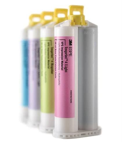 3M™ Imprint™ 4 Super Quick Heavy Body VPS Impression Material, 50 mL Cartridges, Economy Pack of 10, Yellow, 71532 thumbnail 7