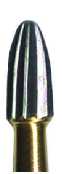 Midwest Trimming and Finishing Carbide Bur, FG, 12-Blade, Egg, 1.8 mm, #7406, 10/Pk, 389523 thumbnail 11