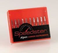 Alpen Speedster Metal Cutter Carbide Bur, FG, Round, #4G, 1.4 mm, 10/Pk, R40004G thumbnail 6