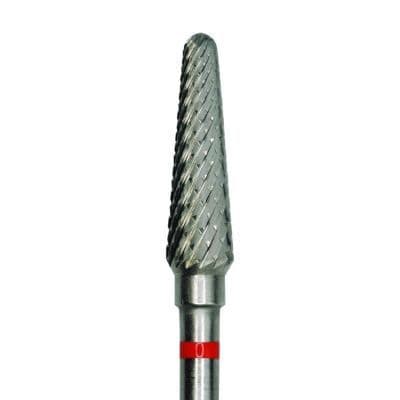 Meisinger Tungsten Carbide Lab Bur, Tapered Round End, Fine Grit, 4.0 mm Diameter, HP Handpiece, HM79FT-040 thumbnail 5