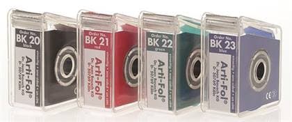 Arti-Fol II Ultra-Thin Two-Sided Articulating Film, 8 Microns, 22 mm x 20 m, Blue/Blue, 1 Roll/Pk, BK27 thumbnail 7
