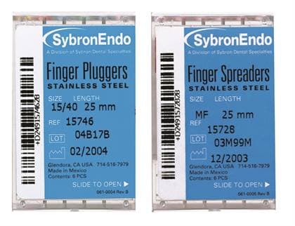Kerr Finger Pluggers, #20 Yellow, 21mm, Package of 6, Ref 15733 thumbnail 2