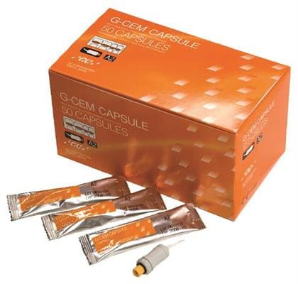 GC G-CEM Self-Adhesive Resin Luting Cement, Capsule Refill, Assorted Shades (A2, Translucent, AO3, BO1), 0.17 mL per Capsule, 50/Bx, 002588 thumbnail 11