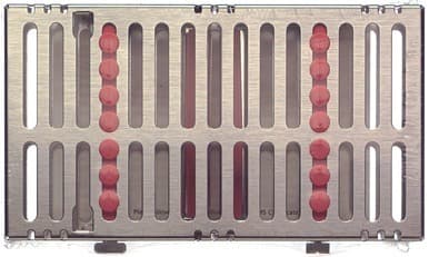 Hu-Friedy IMS™ Signature Series® Double-Decker® Cassette, 14 Instrument Capacity, 4.5" x 8" x 1.5", Orange, IM9143 thumbnail 4