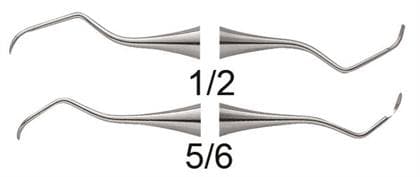 Premier Big Easy Ultralite Barnhart 5/6 Double-Ended Curette, Purple, #05643 thumbnail 5