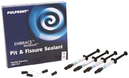 Pulpdent Embrace WetBond Pit & Fissure Sealant, Off-White Shade, 4 x 1.2 mL Syringes + 20 Applicator Tips, EMSW thumbnail 15
