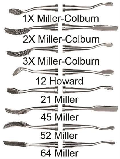 Hu-Friedy #45 Miller Bone File, Double-Ended, Straight Cut, #522 Hexagon Handle, 6.2mm, BF45 thumbnail 5