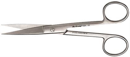 Hu-Friedy General Surgical Scissors, Straight/Pointed, Size 21, 5.75" (16 cm), 1/Pk, S21 thumbnail 10