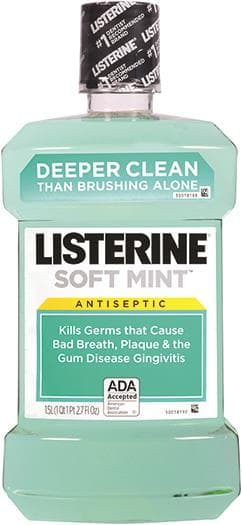 Listerine Original Antiseptic Mouthwash, 1.5 L Bottle, Case of 6 - Listerine Original 1.5 Liter (6) - Image 1
