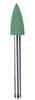 NTI Silicone Polisher, Green, Flame Shape, FG Shank, #060, 10/Pk, P0153-031 thumbnail 8
