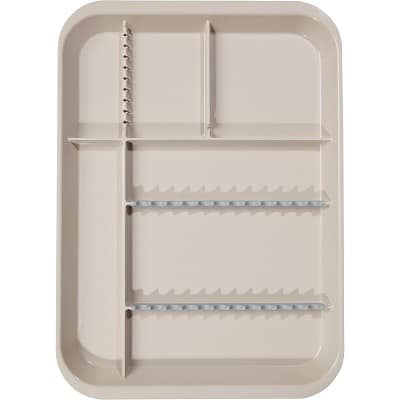 Zirc B-Lok Divided Setup Tray, Size B (Ritter), Beige, 13-3/8" x 9-5/8" x 7/8", 1/Pk, 20Z451G thumbnail 5