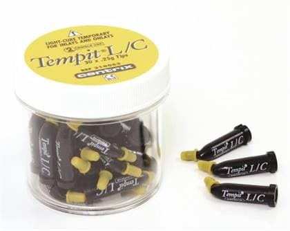 Tempit L/C Light-Activated Temporary Filling Material, Prefilled Tips, 0.25 g, Translucent, 30/Jar, 310063 thumbnail 16