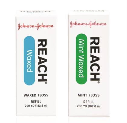 REACH Waxed Dental Floss, Unflavored, 5-Yard Patient Size, Case of 144 thumbnail 2