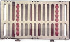 IMS™ Signature Series® Double-Decker® Cassettes, 14 Instrument Capacity, 4.5" x 8" x 1.5", Red thumbnail 4