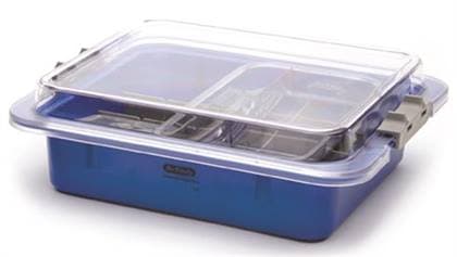 Hu-Friedy IMS Signature Series Procedure Tub Only, Gray, 10-7/8" W x 2-3/4" H x 12-1/4" L, IMS-1411 thumbnail 4