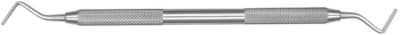 Hu-Friedy Cavity Prep Off Angle Hatchet, 14/14-0, Double End, #41 Round Handle, CP14/14-0 thumbnail 4