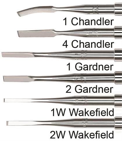 Hu-Friedy #1 Gardner Bone Chisel, 3mm, Single Bevel, Single End, #524 Round Handle, Stainless Steel thumbnail 4