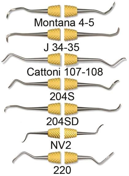 PDT Nevi 2 (N2) Posterior Sickle Scaler, Double-Ended, Solid Resin Handle, Yellow, R139 thumbnail 3