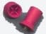 AllPro Nonlatex Prophy Cups, Screw Type, Square Rib & Web, Skirted, Comfort-Berry (Hot Pink), 144/Pk, 104-N-144 thumbnail 6