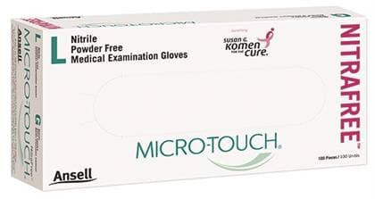 Micro-Touch NitraFree Pink Nitrile Exam Gloves, Powder Free, Non-Sterile, X-Small, 100/Box, 6034510 thumbnail 15