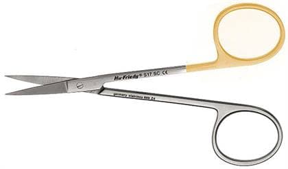 Hu-Friedy Iris Super-Cut Scissors, Straight, #17, 4.5", 1 Serrated Blade, S17SC thumbnail 6