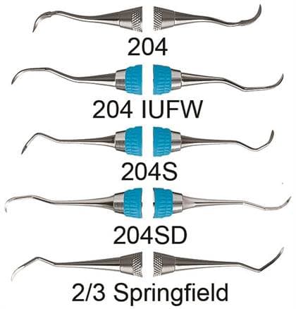 Hu-Friedy 204S Sickle Scaler, Double-End, #6 Satin Steel Handle, S204S6 thumbnail 7