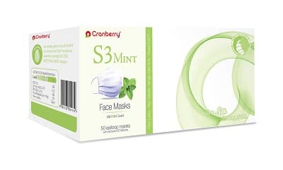 Cranberry S3 Mint Earloop Face Masks, ASTM Level 3, Lavender, 50/Box, S3090L thumbnail 9
