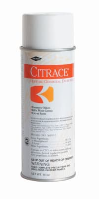 Clorox Healthcare Citrace Hospital Germicidal Deodorizer Aerosol Spray, Citrus, 14 oz Can, EPA 67619-29 thumbnail 7