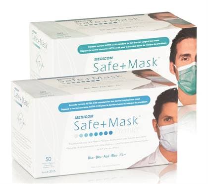 SafeMask Premier ASTM Level 1 Procedure Face Mask, Earloop, Teal, 50/Box thumbnail 17