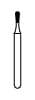 NTI Diamond Bur, FG, Pear, # C830, 1.0 mm, Coarse, Green, 5/Pk, C830-010 thumbnail 7