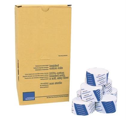 Sion Brands Wrapped Cotton Rolls, 1-1/2" Length, 3/8" Diameter, Medium, Non-Sterile, 2000/Box, #200404 thumbnail 2