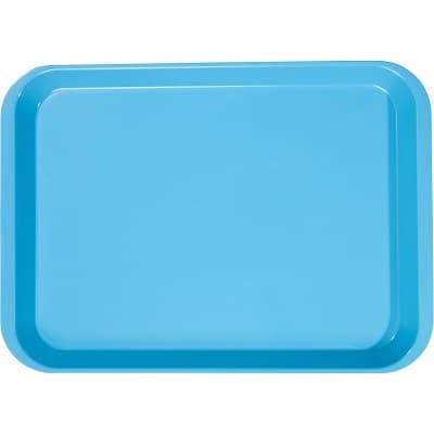 Zirc B-Lok Flat Set-Up Tray, Size B, Neon Blue, 13-3/8" x 9-5/8" x 7/8", 20Z401N thumbnail 6