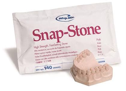 Whip Mix Snap-Stone Fast-Setting Type IV Dental Stone, Pink, 140g Envelopes, 80/Pack, #26514 thumbnail 8