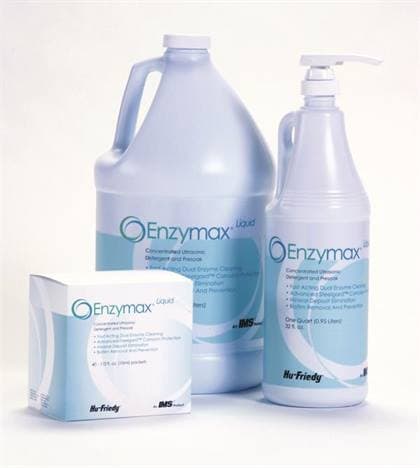 Enzymax Instrument Cleaning Solution, 1 Quart Bottle, Case of 12 - -Enzymax, 1-Quart Bottle - Image 1