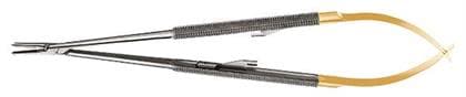 Hu-Friedy Perma Sharp Needle Holder Castroviejo 7" Straight, Round Handle, Tungsten Carbide Beak, NH5024 thumbnail 5