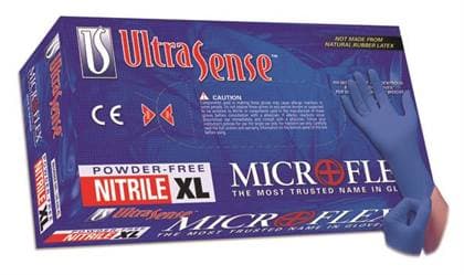 UltraSense® Nitrile Exam Gloves, Powder Free, Latex Free, Non-Sterile, Extra Small, Blue, 100/Box, US-220-XS thumbnail 13