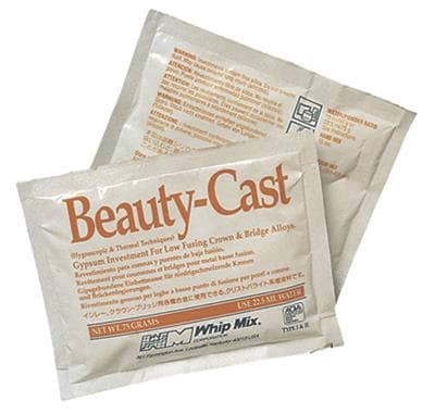 Whip Mix Beauty Cast Investment 144/75G, #00124 - Beauty Cast inv 144/75G - Image 1