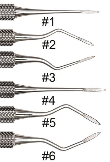 Hu-Friedy Root Tip Pick #1 West Apical, Single End, #1 Octagon Handle, EW1 thumbnail 4