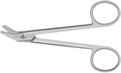 Hu-Friedy Angled Wire Cutting Scissors, Stainless Steel, Blunt Tip, WCS thumbnail 4