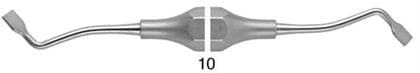 Nordent #134 Crown Remover, Double-Ended, DuraLite Hexagonal Handle, 45° Offset Blades, 1/Pk, CRN134 thumbnail 6