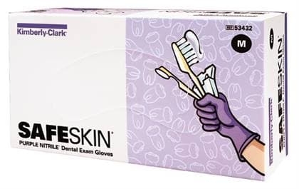 Halyard Purple Nitrile Dental Exam Gloves, Powder-Free, Non-Sterile, Extra Large, Textured, 90/Box, 53434 thumbnail 4