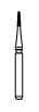 NTI® Trimming & Finishing Carbide Bur, 20 Fluted, Bullet Shape, Friction Grip, Size OA-3F (0.7 mm Diameter), Yellow Ring, 5/Pkg, H247-007F thumbnail 5