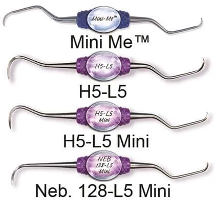 PDT Cruise Mini Me Universal Curette, Double-Ended L5/L5M, Blue Resin Handle, R089 thumbnail 10