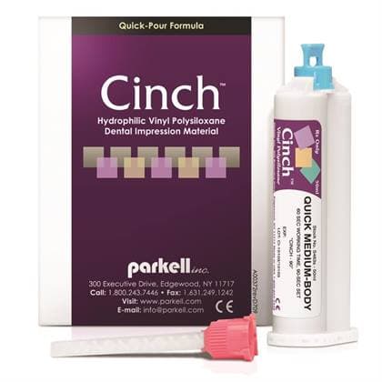 Cinch Platinum Medium Body VPS Impression Material, Regular Set, 50 mL Automix Cartridges, 4/Pk, S454S thumbnail 8