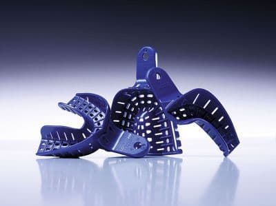 President Perforated Impression Tray, Autoclavable, Blue, #5, Full Upper Small, 12/Pk, C6954 thumbnail 10