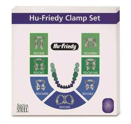 Hu-Friedy Satin Steel Rubber Dam Clamp, Winged, #201, Upper Molars, Single Clamp, RDCM201 thumbnail 7