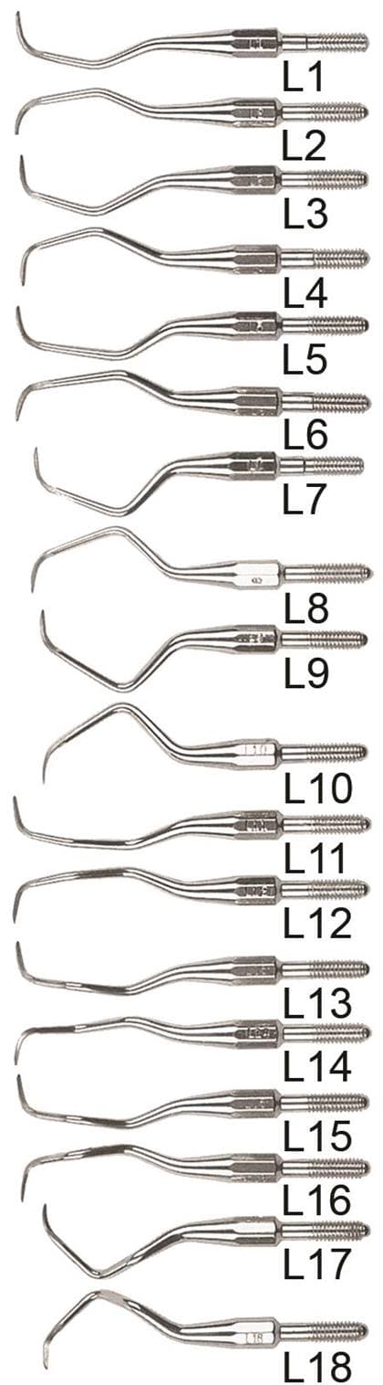 DenMat Gracey Curette Rigid Stainless Steel - L2S (Tip) - -L2S GRAC RGD SS CS TIP - Image 1
