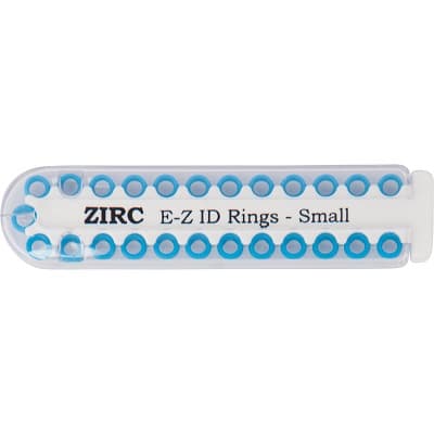 Zirc E-Z ID Instrument Rings, Small, Neon Blue, 25/Pack, 70Z100N thumbnail 7